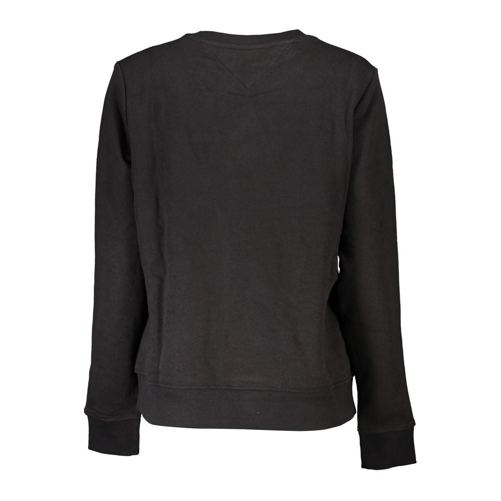 Tommy Hilfiger Elegant Long Sleeve Sweatshirt in Black