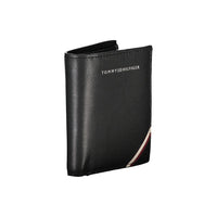 Tommy Hilfiger Black Leather Men Wallet