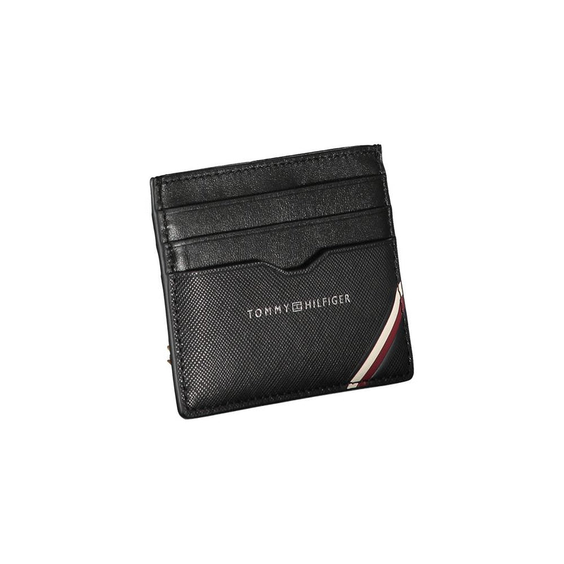 Tommy Hilfiger Black Leather Men Wallet