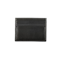 Tommy Hilfiger Sleek Black Leather Card Holder with Contrast Detail