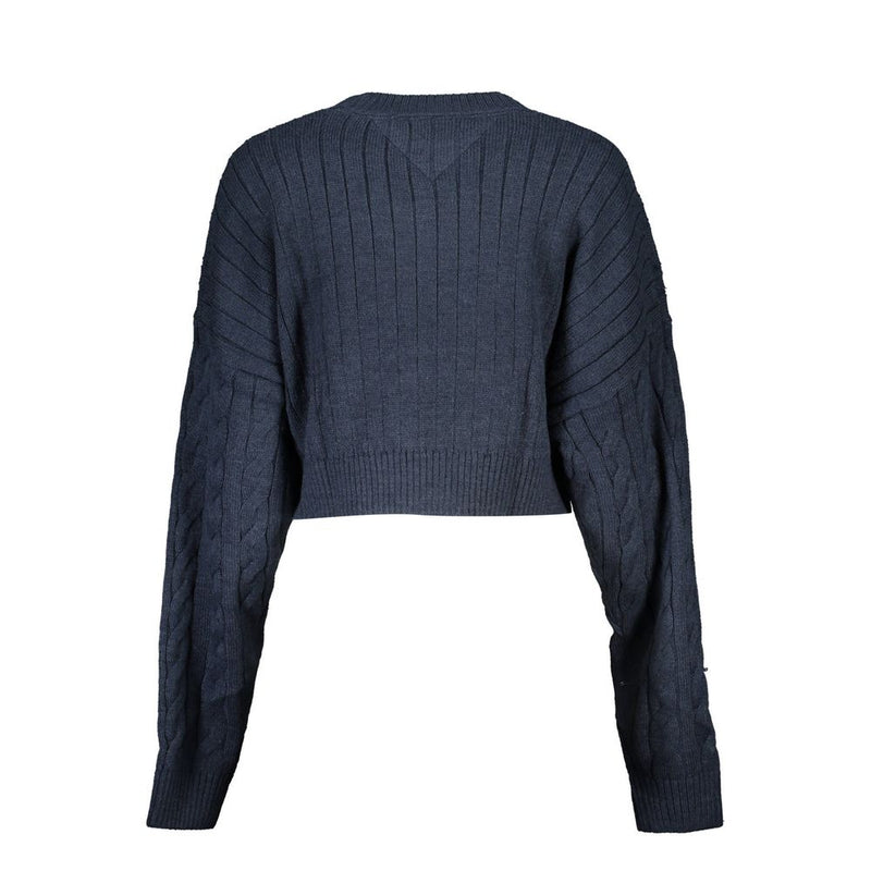 Tommy Hilfiger Blue Polyester Women Sweater