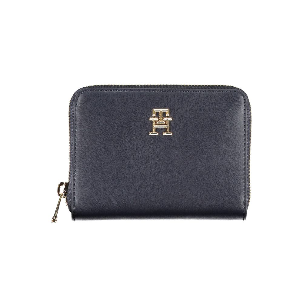 Tommy Hilfiger Elegant Blue Polyethylene Wallet for Women