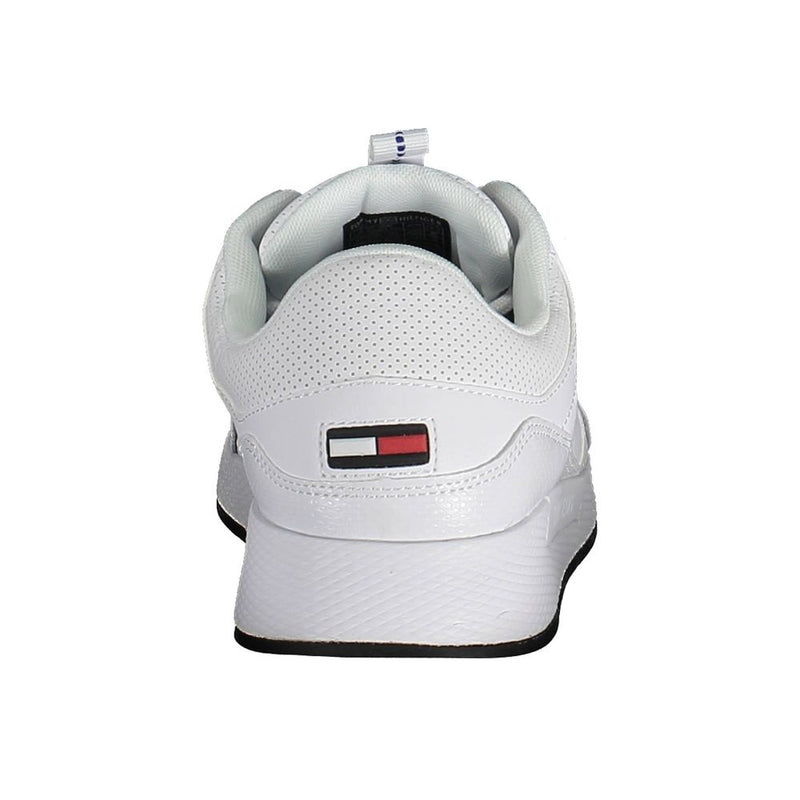 Tommy Hilfiger White Polyethylene Men Sneaker