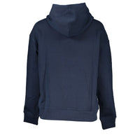 Tommy Hilfiger Chic Blue Hooded Sweatshirt with Logo Detail