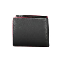 Tommy Hilfiger Elegant Black Leather Wallet