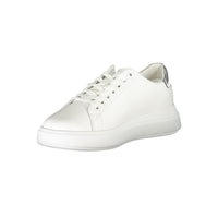 Calvin Klein Chic White Sneakers with Contrast Details