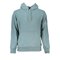 Calvin Klein Chic Green Hooded Cotton Sweatshirt