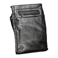 Calvin Klein Sleek Black Shoulder Bag with Contrast Details