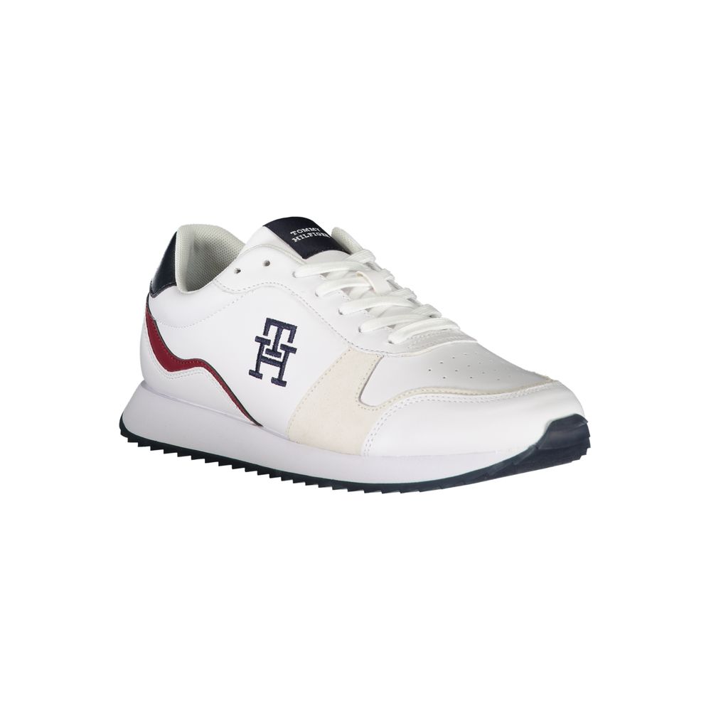 Tommy Hilfiger White Polyester Sneaker