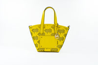 Michael Kors Kimber Small Daffodil Leather 2-in-1 Zip Tote Messenger Bag Purse