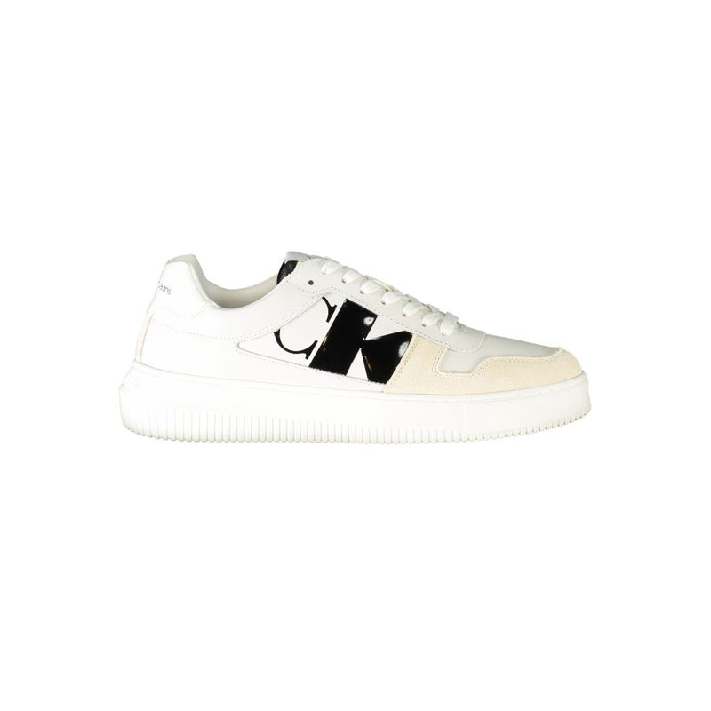 Calvin Klein White Polyester Sneaker