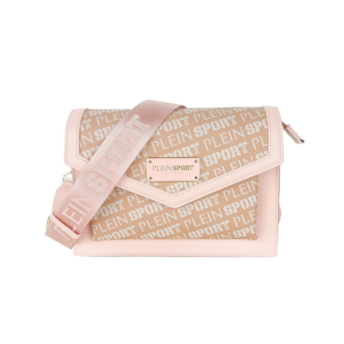 Plein Sport Pink Polyamide Women Crossbody Bag