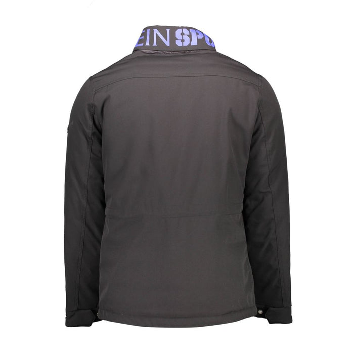 Plein Sport Black Polyester Jacket