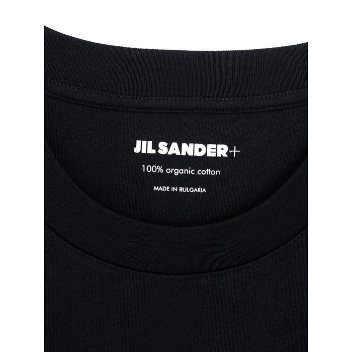 Jil Sander Black Cotton Organic T-Shirt