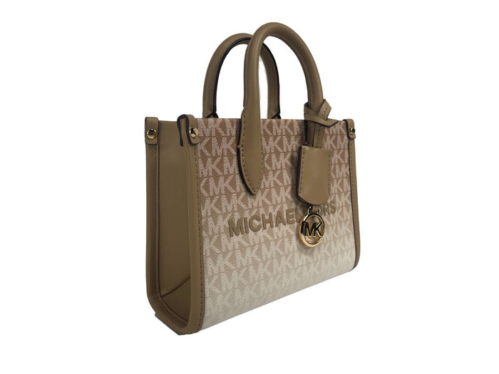 Michael Kors Mirella XS Leather Top Zip Shopper Tote Bag