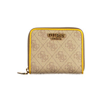 Guess Jeans Chic Sunshine Yellow Zip Wallet