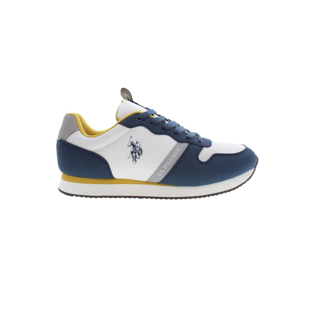 U.S. POLO ASSN. Sleek Blue Sneakers with Contrast Details