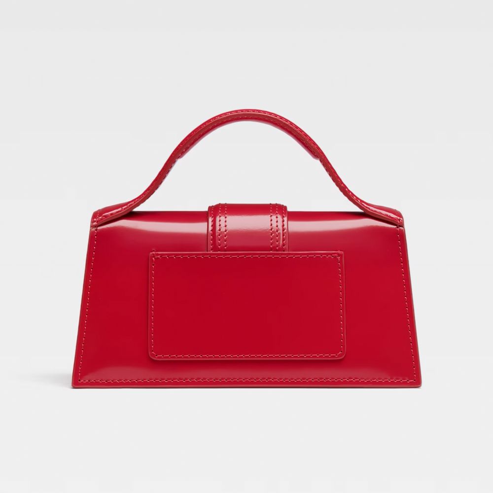 Jacquemus Red Leather Small Crossbody Bag