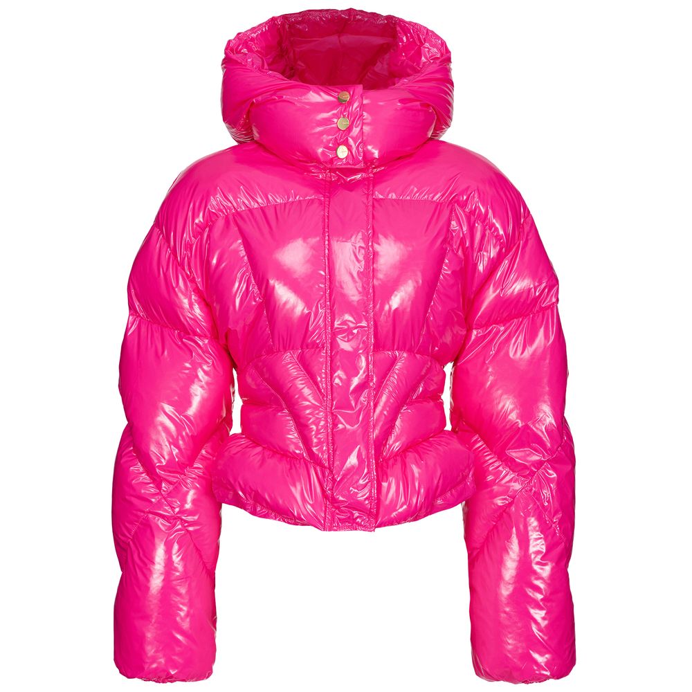 PINKO Fuchsia Nylon Jackets & Coat