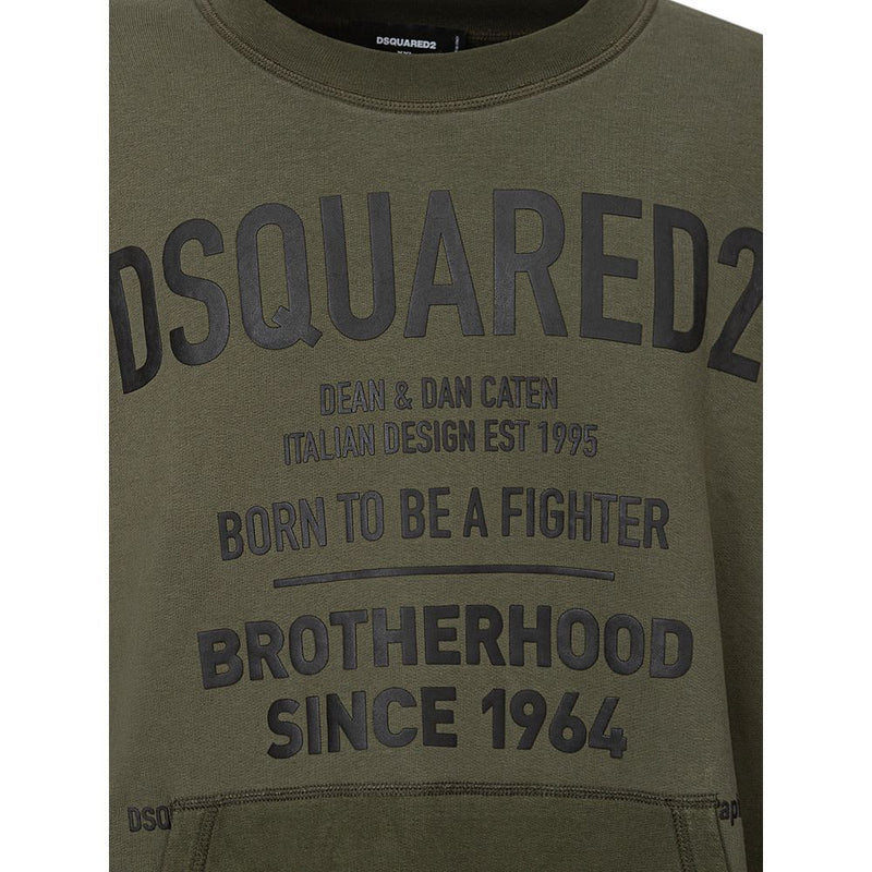 Dsquared² Green Cotton Sweater