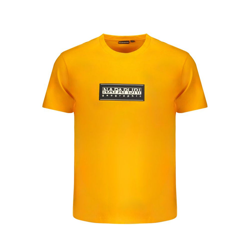 Napapijri Orange Cotton T-Shirt