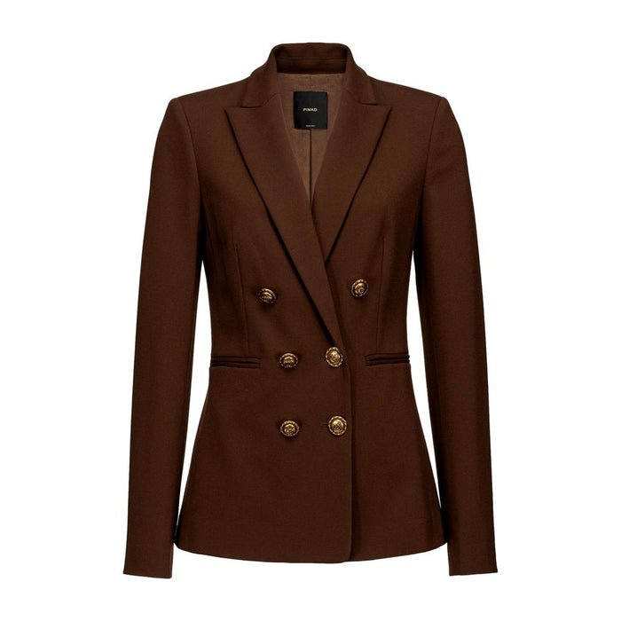 PINKO Brown Viscose Suits & Blazer