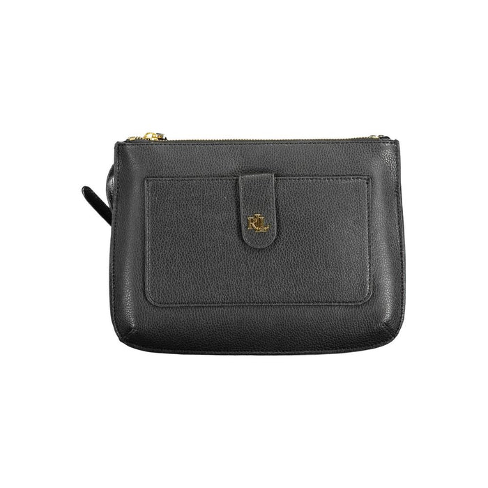 Ralph Lauren Black Leather Handbag