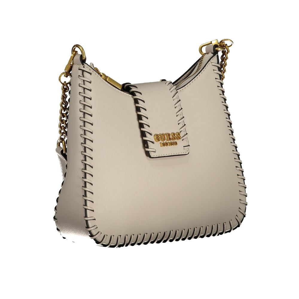 Guess Jeans Beige Polyethylene Handbag