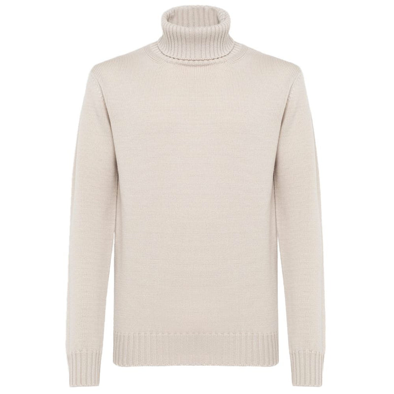 Alpha Studio White Cashmere Sweater