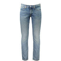 Calvin Klein Blue Cotton Jeans & Pant