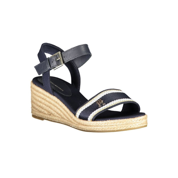 Tommy Hilfiger Blue Polyester Sandal