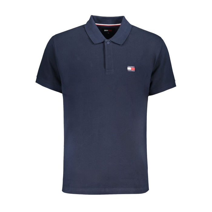 Tommy Hilfiger Blue Cotton Polo Shirt