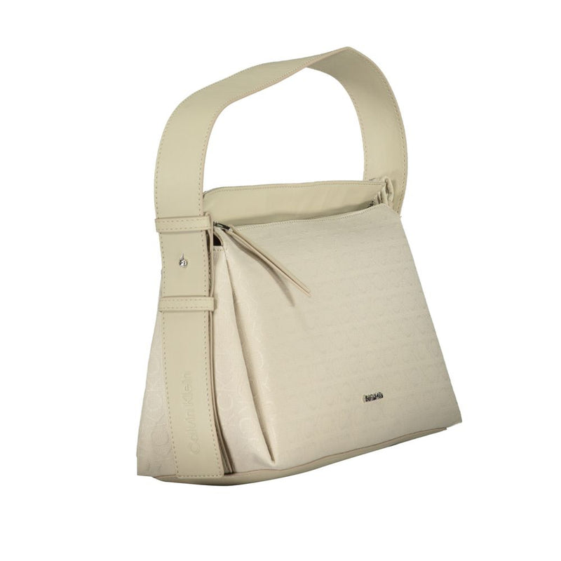 Calvin Klein Beige Polyester Handbag