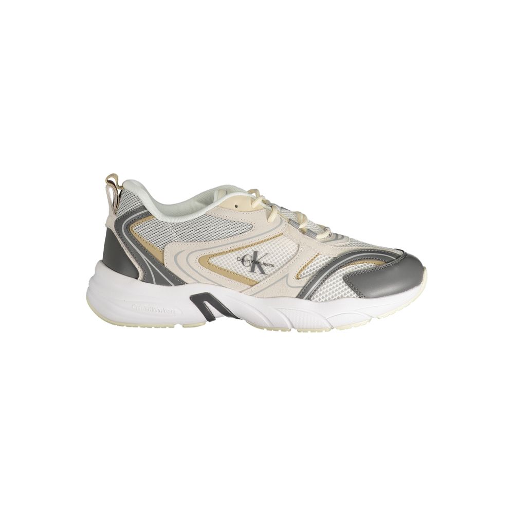 Calvin Klein Beige Polyester Sneaker