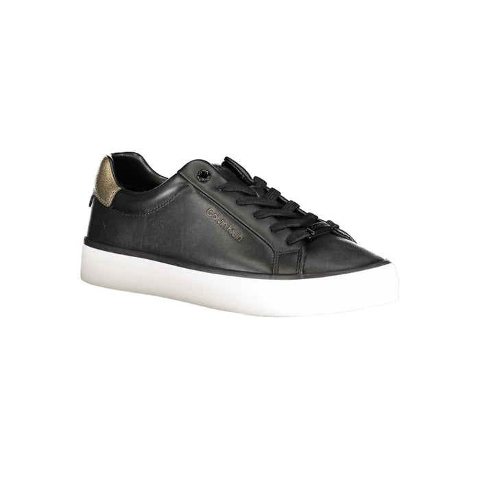 Calvin Klein Black Polyester Sneaker