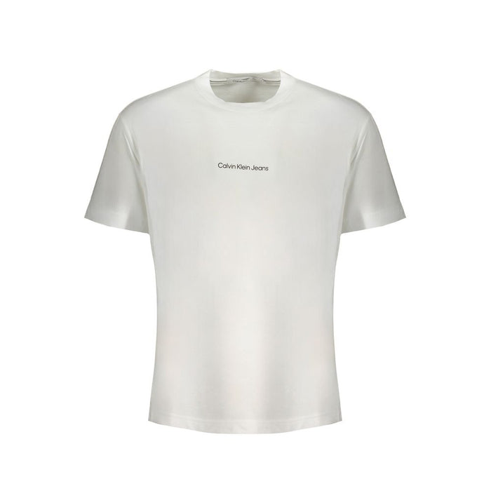 Calvin Klein White Cotton T-Shirt