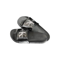 Calvin Klein Black Polyester Sandal