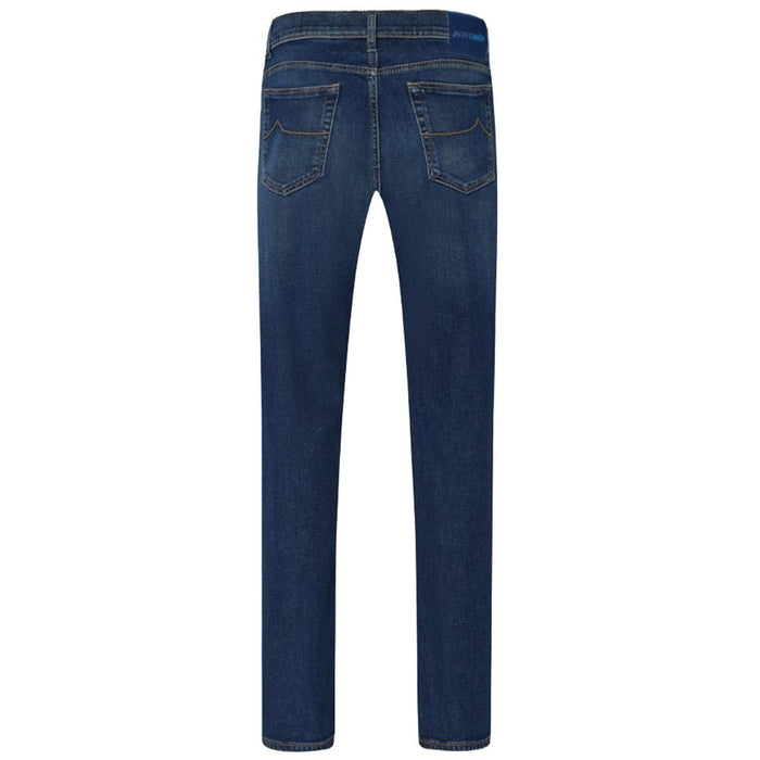 Jacob Cohen Blue Cotton Jeans & Pant