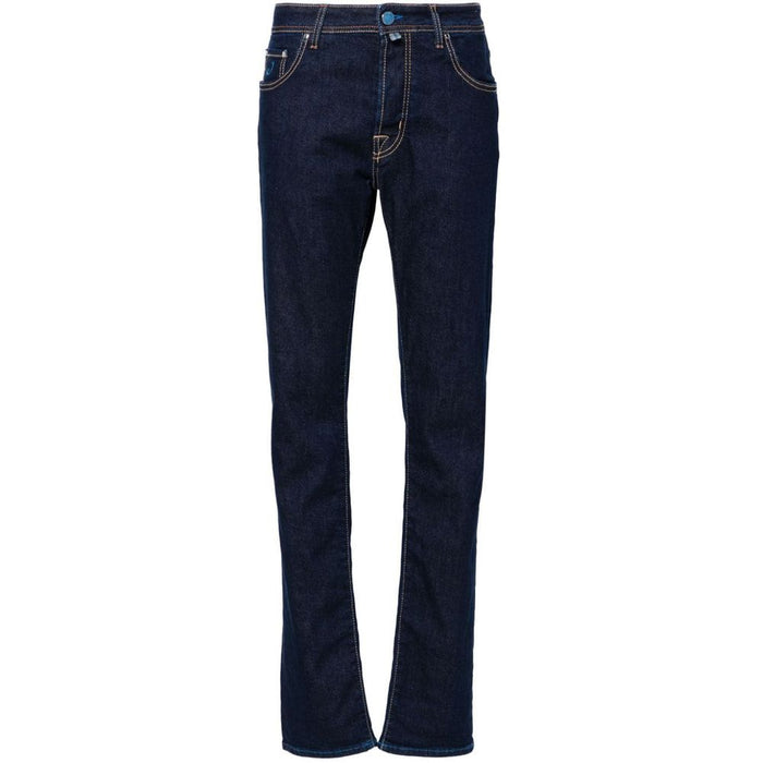 Jacob Cohen Blue Cotton Jeans & Pant