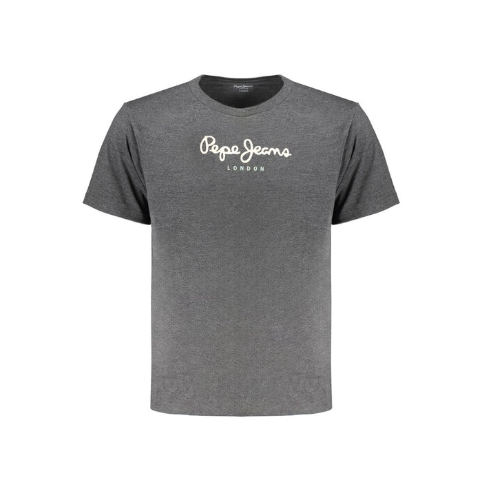 Pepe Jeans Gray Cotton Men T-Shirt