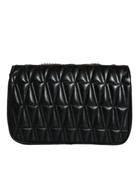 Versace Black Mini Nappa Leather Crossbody Shoulder Bag