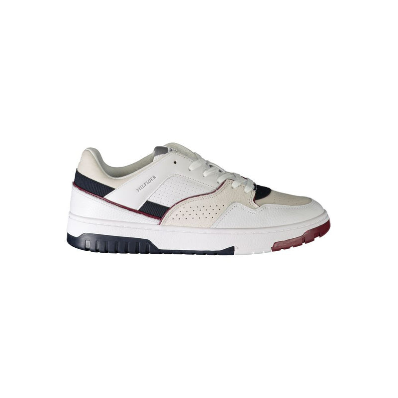 Tommy Hilfiger White Polyester Sneaker