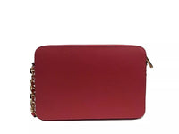 Michael Kors Jet Set Large East West Leather Crossbody Bag Light Berry Sorbet