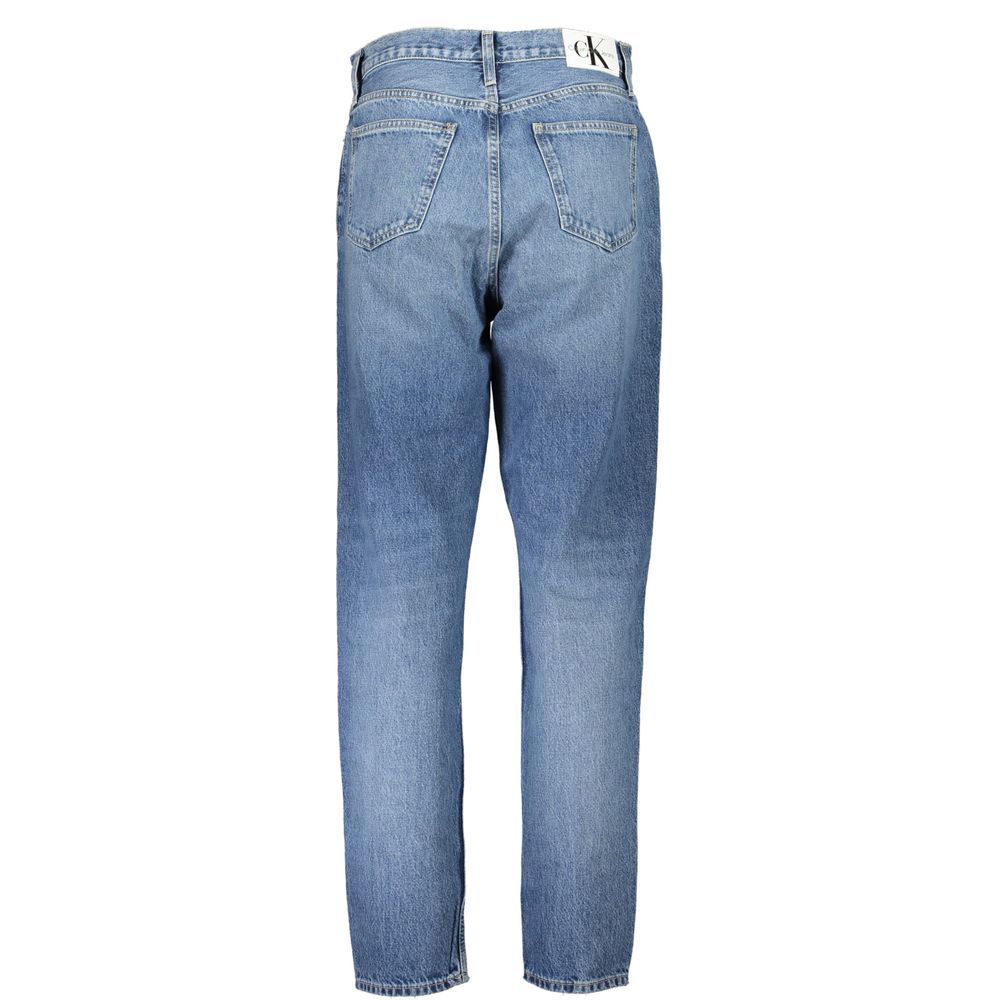 Calvin Klein Blue Cotton Jeans & Pant