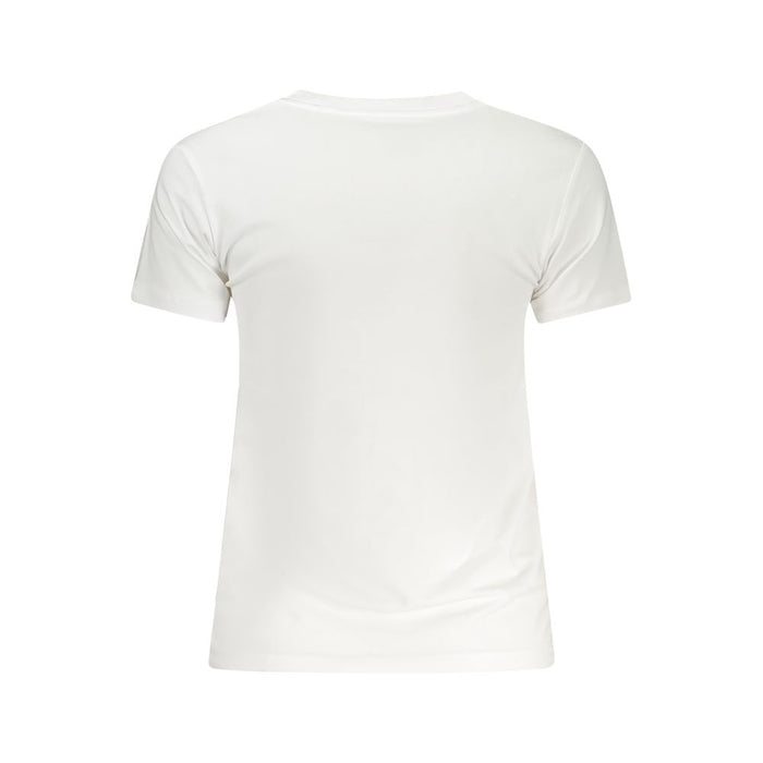 Guess Jeans White Cotton Tops & T-Shirt