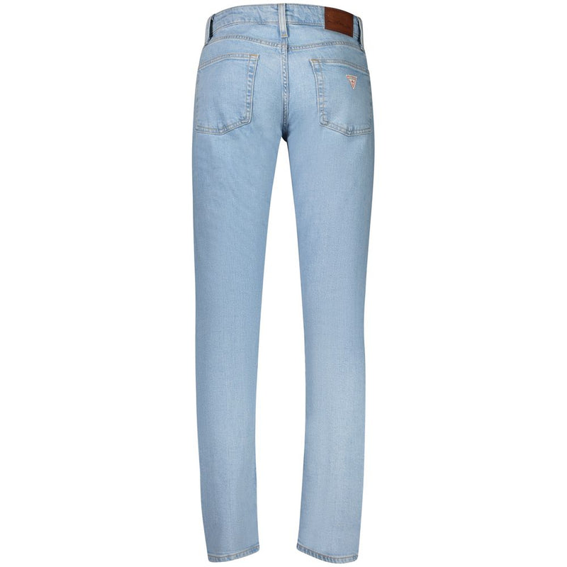 Guess Jeans Light Blue Cotton Jeans & Pant