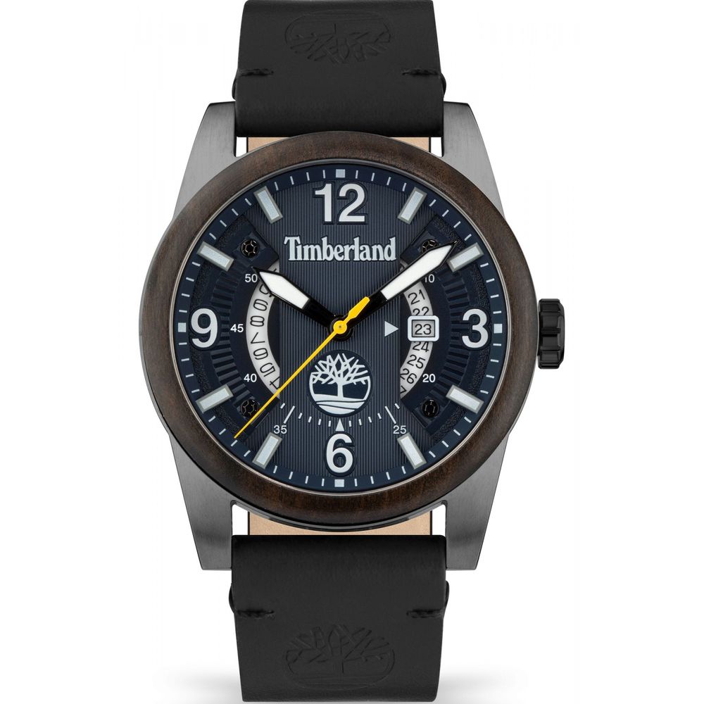 Timberland Black Leather Watch