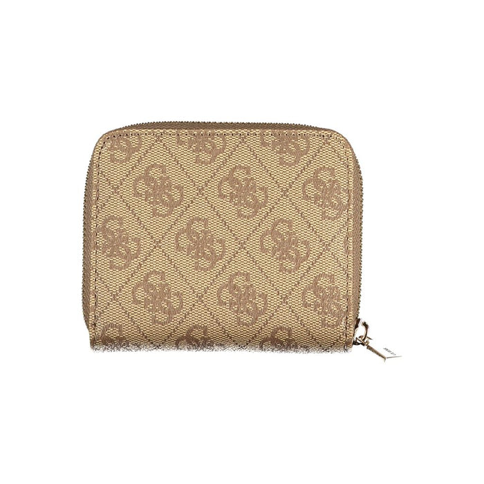 Guess Jeans Beige Polyethylene Wallet