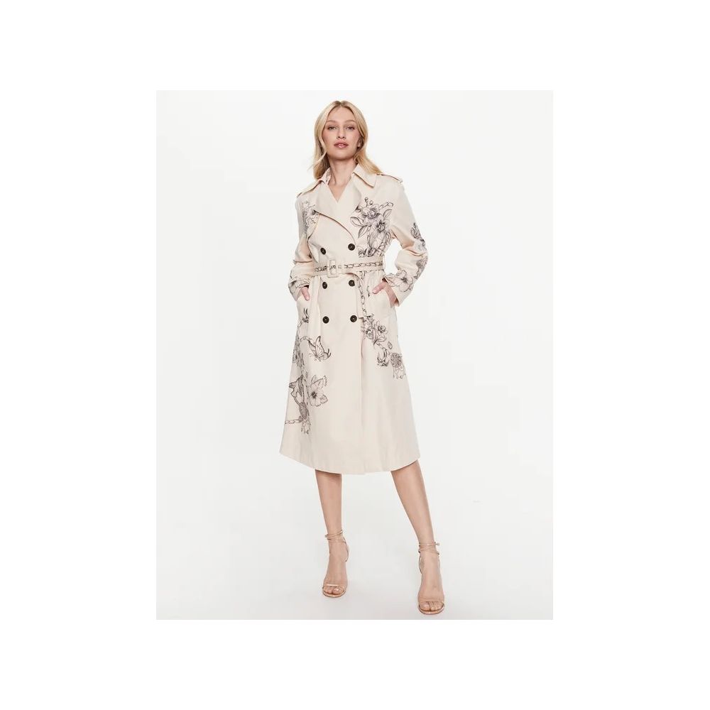 PINKO Beige Cotton Jackets & Coat