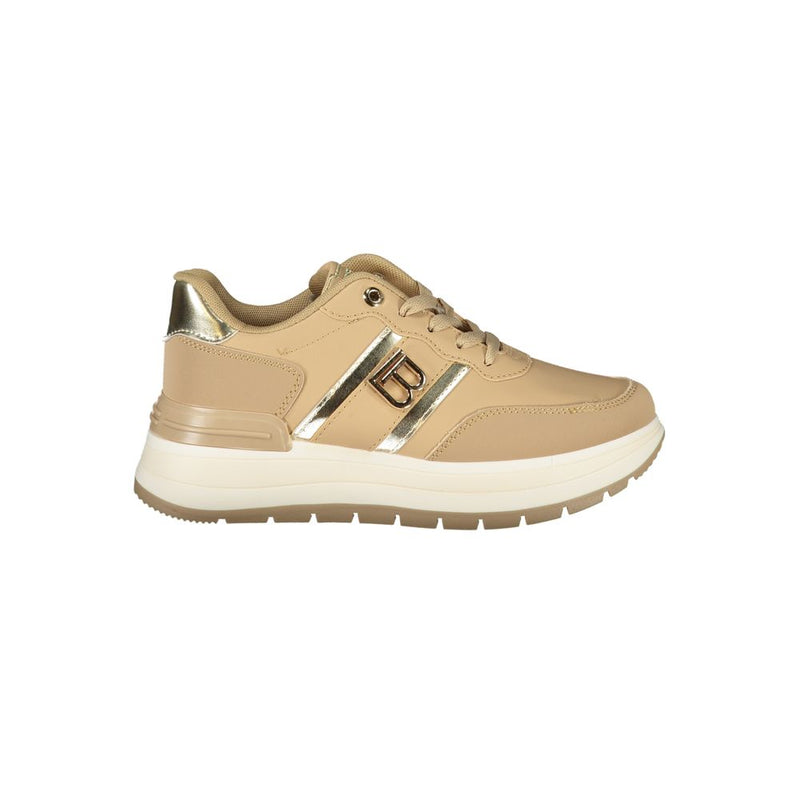 Laura Biagiotti Beige Polyester Sneaker